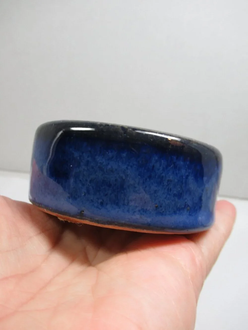 Blue Pottery tealight holder